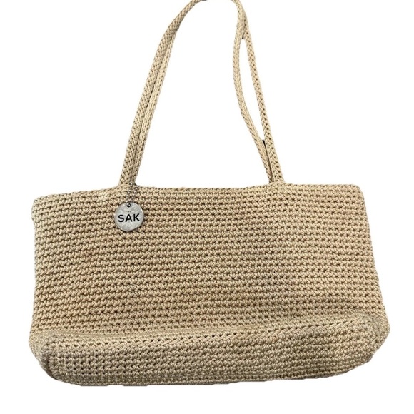 The Sak Handbags - The Sak Small Crochet Beach Shoulder Bag Cottage Core Boho Hippie